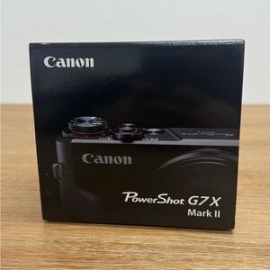 Canon Black Digital Camera PowerShot G7X Mark II